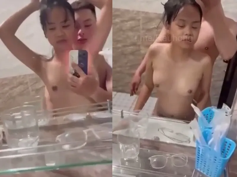 Mảnh khảnh em cùng anh bồ xxx trước gương quay kỉ niệm